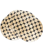 Saro Lifestyle Echoes Capiz Disc Placemats, 15" Round