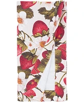 Saro Lifestyle Breezy Juicy Strawberry Cotton Napkins, 20" x 20"