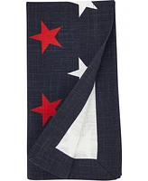 Saro Lifestyle Patriotic Americana Stars Cotton Napkins, 20" x 20"