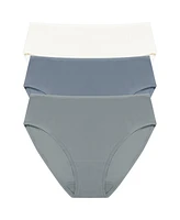 Natori Women's Bliss Bare Cotton Hipster 3 Pack
