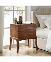 Soph 28"Tall 2-Drawer Nightstand