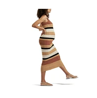 Ripe Maternity Sarah Stripe Knit Dress