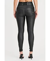 Freddy Women's Wr.up Faux Leather High Waist Pants
