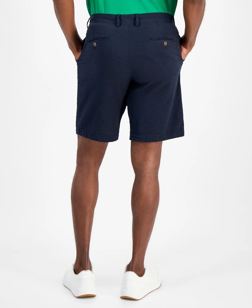 Club Room Men's Seersucker 9" Shorts, Exclusively at Macy's