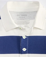 Epic Threads Big Boys Striped Rugby Polo Shirt, Exclusively at Macy's