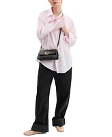Coach Small Jet Leather Shoulder Bag