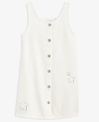 Little & Big Girls Patches Cotton Denim Skirtall, Exclusively at Macy's