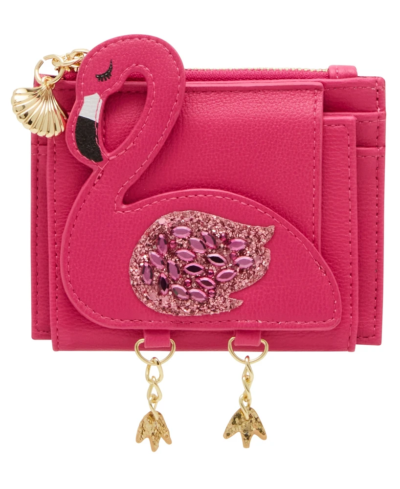 Betsey Johnson Hot As Flock Bifold Wallet