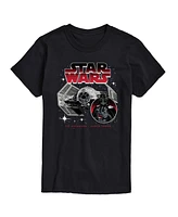 Airwaves Men's Star Wars Darth Vadar Ship Short Sleeve T-Shirt