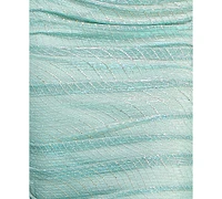 City Studios Juniors' Metallic Ruched Bodycon Dress