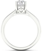 Diamond Hidden Halo Engagement Ring (3/4 ct. t.w.) in 14k White Gold