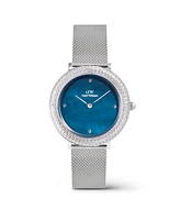 Daniel Wellington Women's Analog Silver-Tone Stainless Steel Watch, 32mm