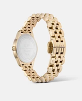 Daniel Wellington Women's Analog Gold-Tone Stainless Steel Watch, 22mm