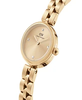 Daniel Wellington Unisex Analog Gold-Tone Stainless Steel Watch, 22mm