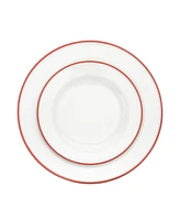 Godinger Bistro Red Band 16-pc Porcelain Dinnerware Set