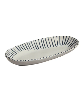 Porto Brasil Elemento Stoneware Large Deep Oval Platters, Set of 4