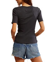 Free People Women's Picture You Crewneck T-Shirt