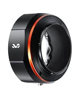 K&F Concept Kf M15105 High-Precision Lens Adapter Ring, Matte Paint, Orange Secondary Oxide, Md-nex Pro