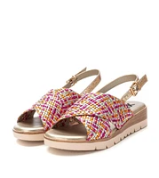 Women's Criss Cross Flat Sandals By Xti