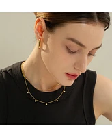 Sterling Silver 18k Gold Plated Juliana Basic Chain Necklace