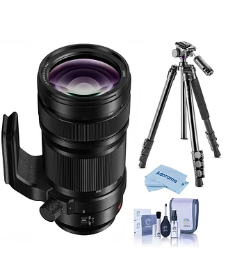 Panasonic Lumix S Pro 70-200mm f/4 O.i.s. Lens for L Mount, Bundle with Vanguard Alta Pro 264AT Tripod and Tbh-100 Head, Cleaning Kit, Cleaning Cloth