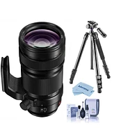 Panasonic Lumix S Pro 70-200mm f/4 O.i.s. Lens for L Mount, Bundle with Vanguard Alta Pro 264AT Tripod and Tbh-100 Head, Cleaning Kit, Cleaning Cloth