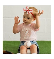 Sweet Wink Baby Girls Rookie of the Year Short Sleeve Bodysuit