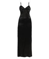Jluxlabel Women's Surreal Satin Maxi Dress