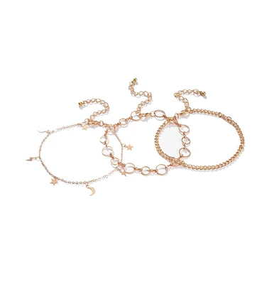 Sohi Women's Charm Multi-Layer Bracelet