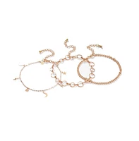 Sohi Women's Charm Multi-Layer Bracelet