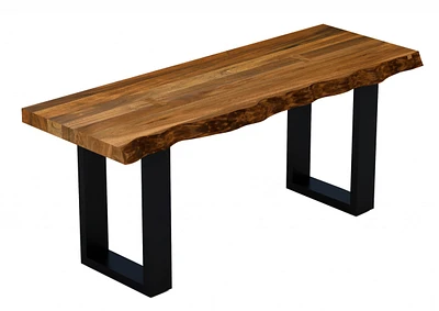 Solid Wood Dining Bench for Kitchen Table or Entryway Seating