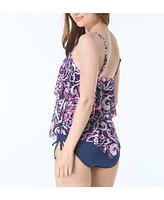 Beach House Women's Portia Mesh Layer Tankini Top