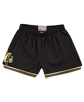 Mitchell & Ness Women's Black Philadelphia 76ers Hardwood Classics Golden Jump Shot Shorts