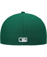 New Era Men's Kelly Green Seattle Mariners White Logo 59FIFTY Fitted Hat
