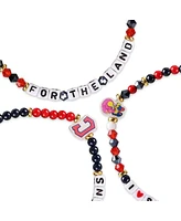 Foco Cleveland Guardians 3-Pack Friendship Bracelet