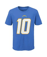 Nike Big Boys and Girls Justin Herbert Powder Blue Los Angeles Chargers Team Pride Player Name Number T-Shirt