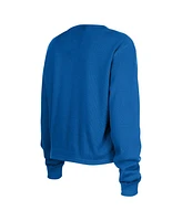 5th & Ocean Women's by New Era Blue Seattle Sounders Fc Sport Night Long Sleeve Thermal T-Shirt