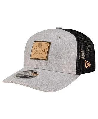 New Era Men's Heather Gray Austin Fc Heather Patch 9SEVENTY Adjustable Hat