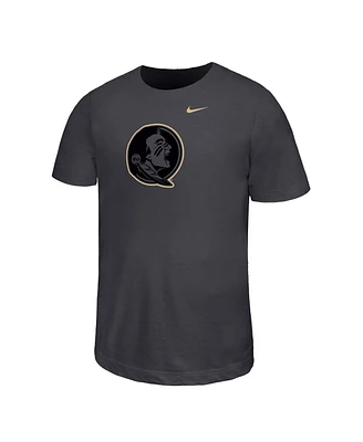 Nike Big Boys and Girls Charcoal Florida State Seminoles Legend Color Pop Performance T-Shirt