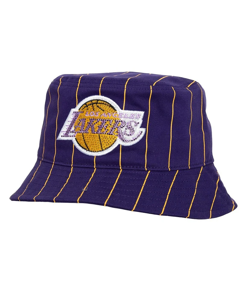 Mitchell & Ness x Dannijo Women's Purple Los Angeles Lakers Bucket Hat