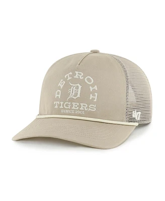 '47 Brand Men's Khaki Detroit Tigers Ranchero Adjustable Hitch Hat