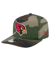 New Era Men's Camo Arizona Cardinals Woodsy 9FIFTY Snapback Hat