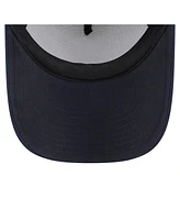 New Era Toddler White/Navy Atlanta Braves Painted A-Frame 9FORTY Trucker Adjustable Hat