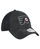 New Era Men's Black Philadelphia Flyers Active Subtle Camo 39THIRTY Flex Hat