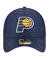 New Era Men's Navy Indiana Pacers Subtle Camo 39THIRTY Flex Hat