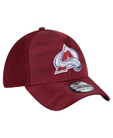 New Era Men's Burgundy Colorado Avalanche Active Subtle Camo 39THIRTY Flex Hat