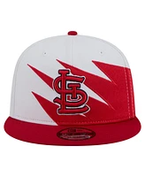 New Era Men's Red/White St. Louis Cardinals Jagged 9FIFTY Snapback Hat