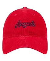 New Era Women's Red Los Angeles Angels Corduroy 9TWENTY Adjustable Hat