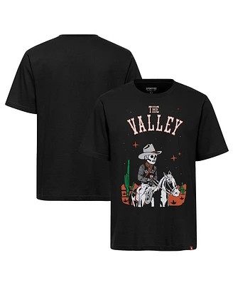 Sportiqe Men's and Women's Black Phoenix Suns The Valley Arist Series Duke Premium Tri-Blend T-Shirt