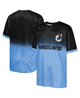 Outerstuff Big Boys and Girls Black Minnesota United Fc Stalwart Defender T-Shirt